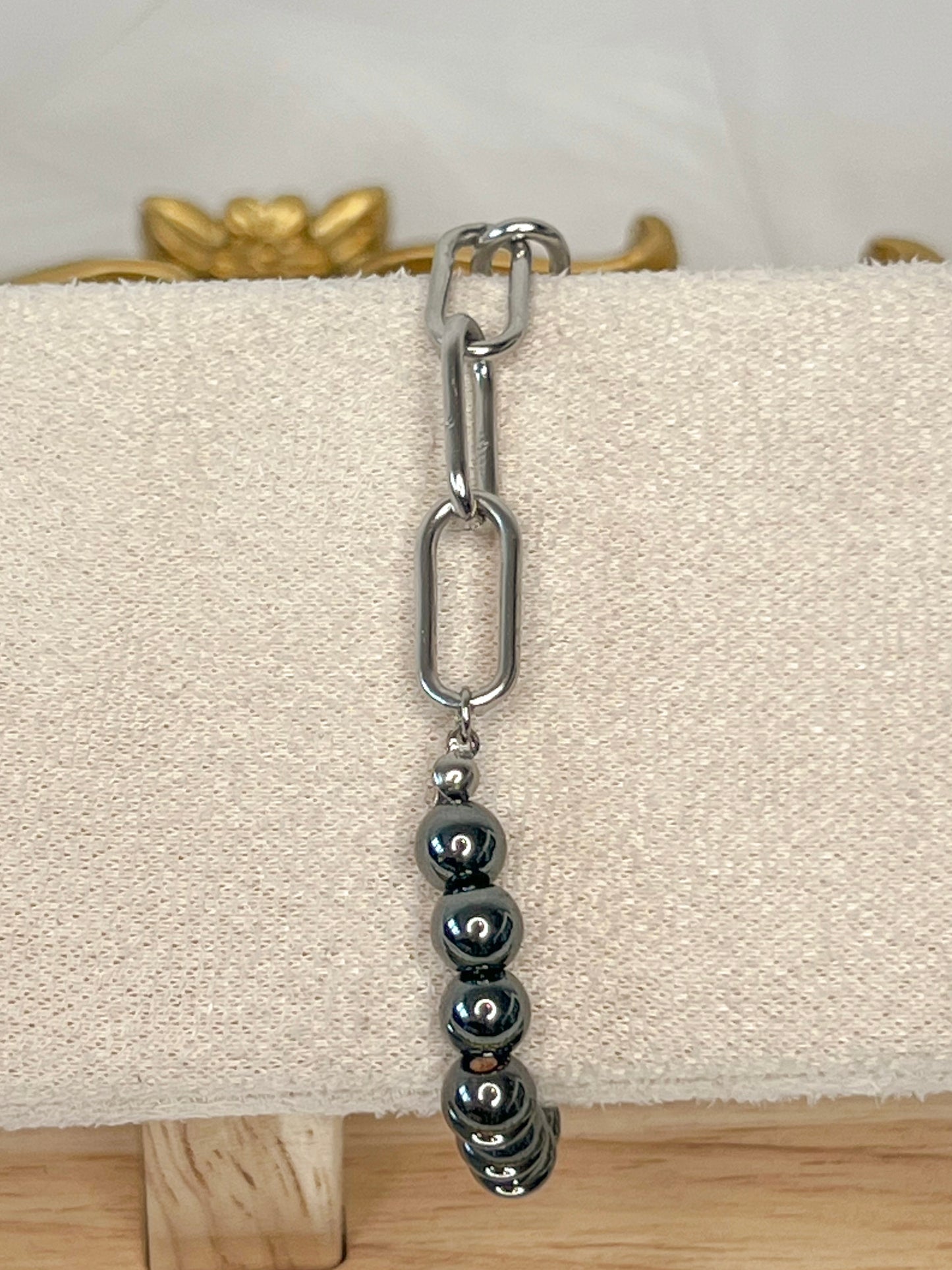 Bracelet Vaelia - Hématite