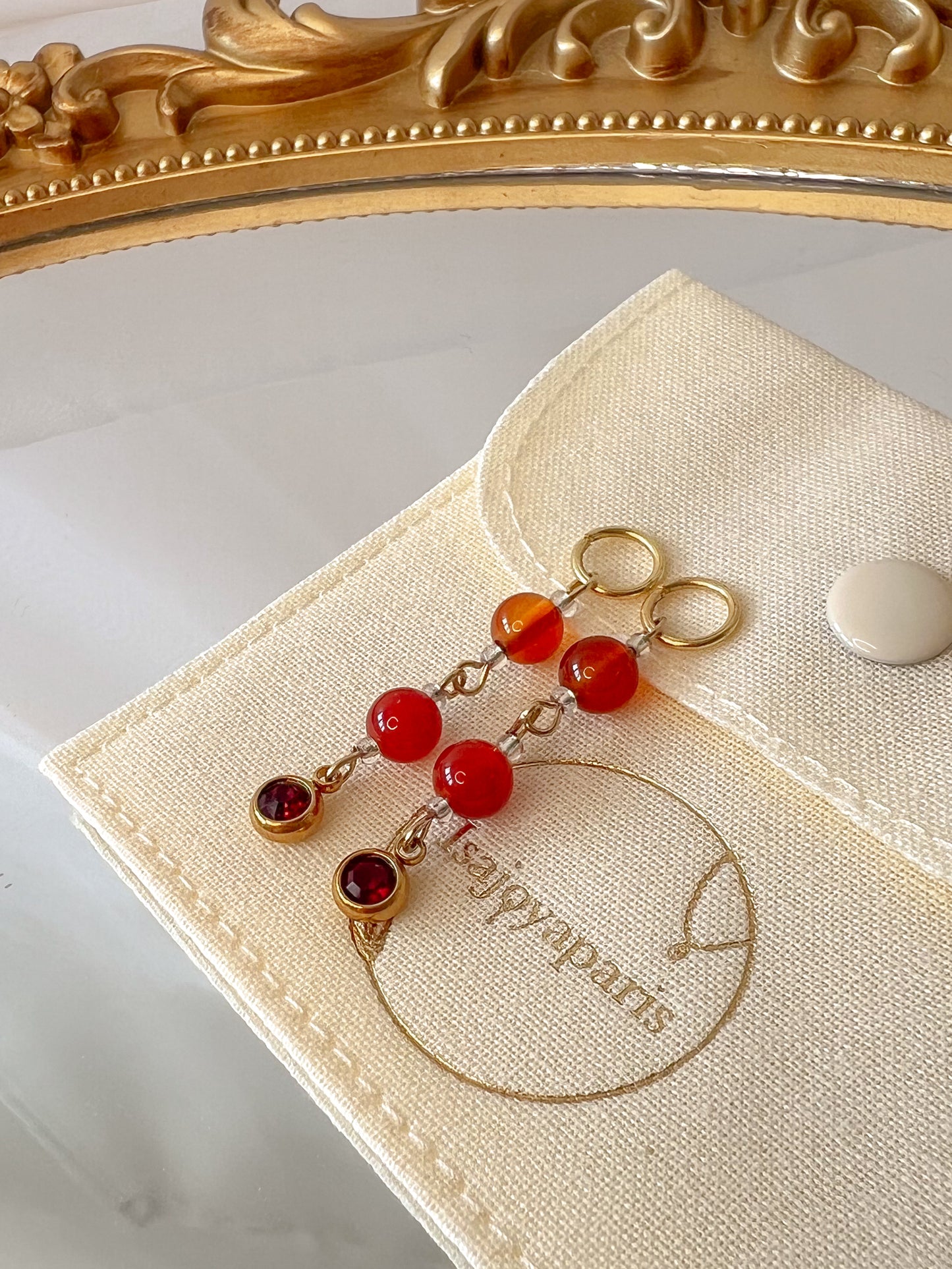 Boucles d’oreilles Flamboyante
