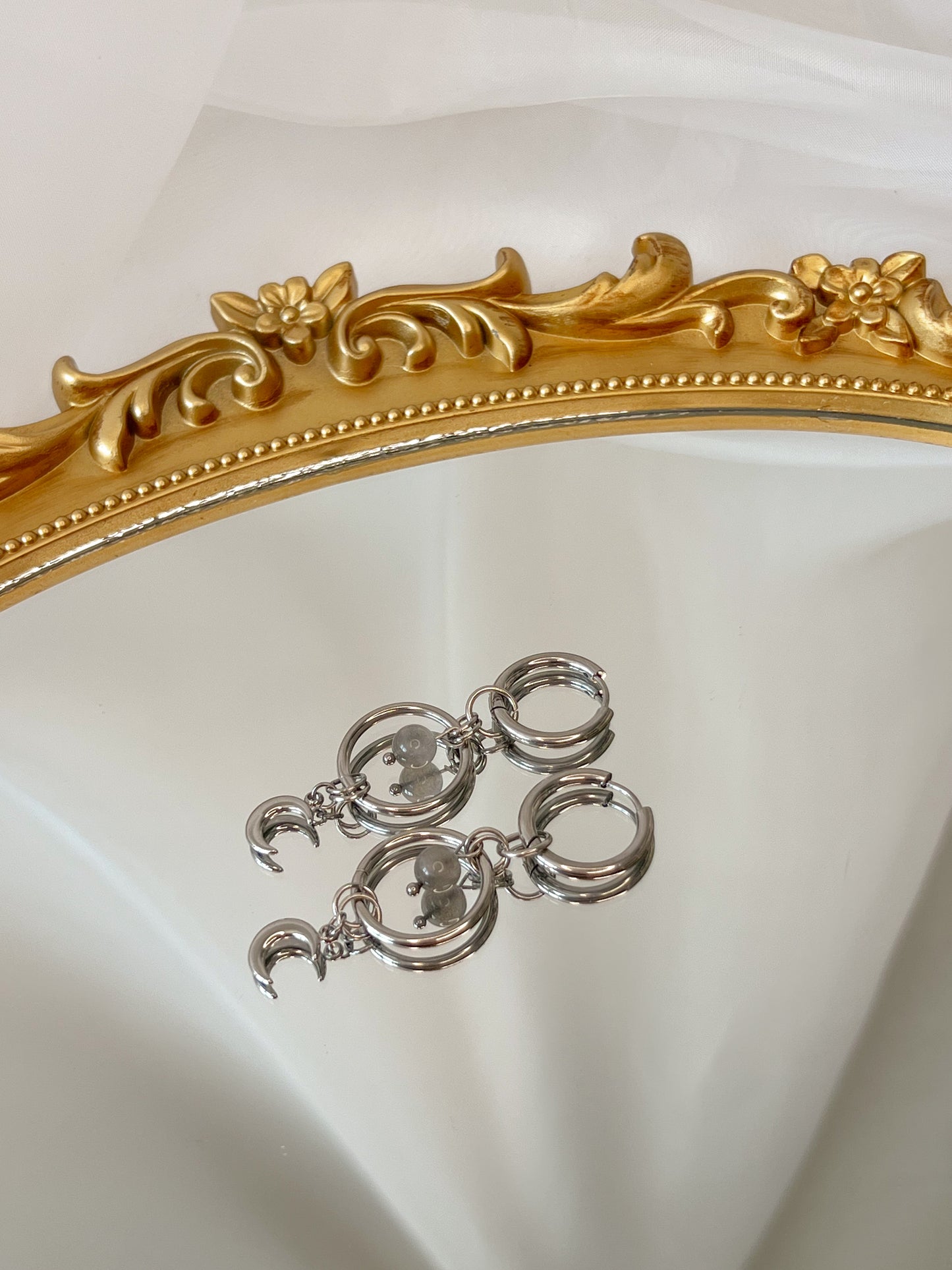 Boucles d’oreilles Astra - Labradorite