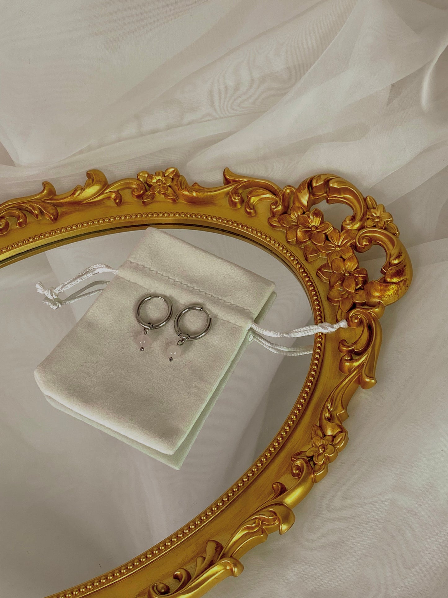 Acier inoxydable,Argenté,Bijoux,Boucles d’oreilles,Interchangeable,Pendants,Personnalisable,Quartz rose