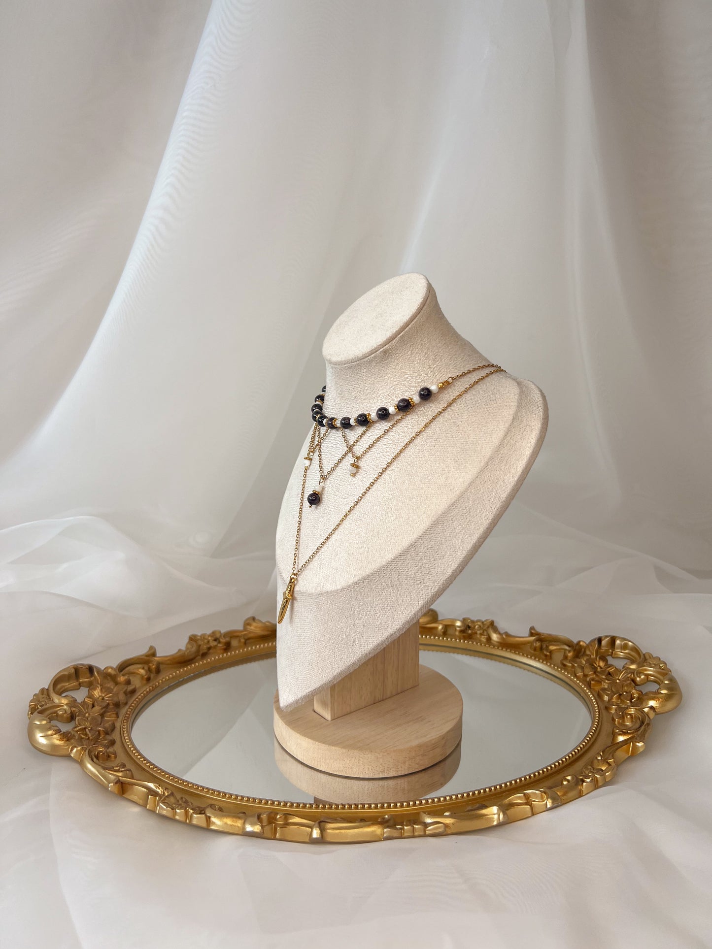 Collier Unique Morrigan - Grenat Almandin
