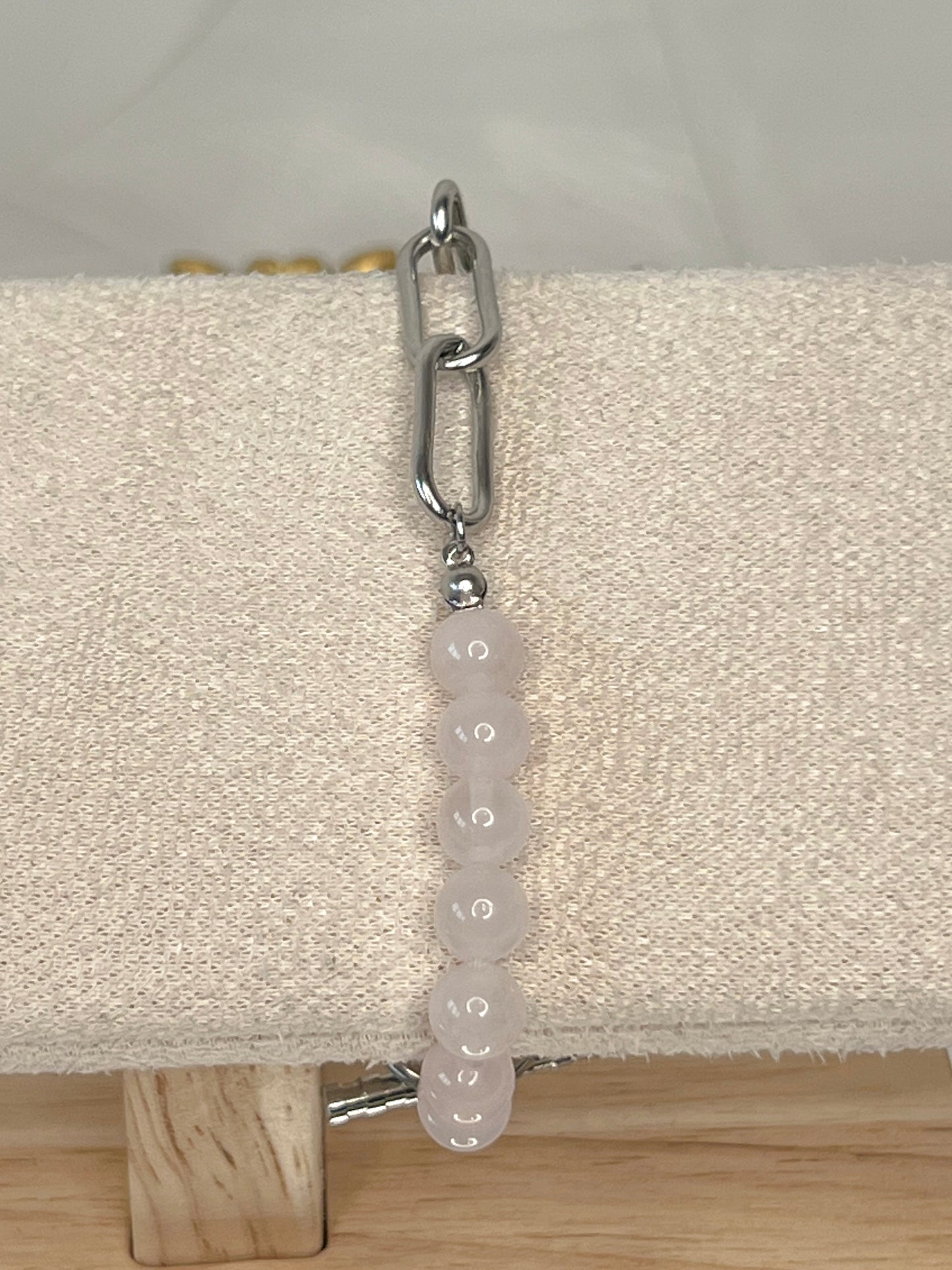 Bracelet Vaelia - Quartz rose