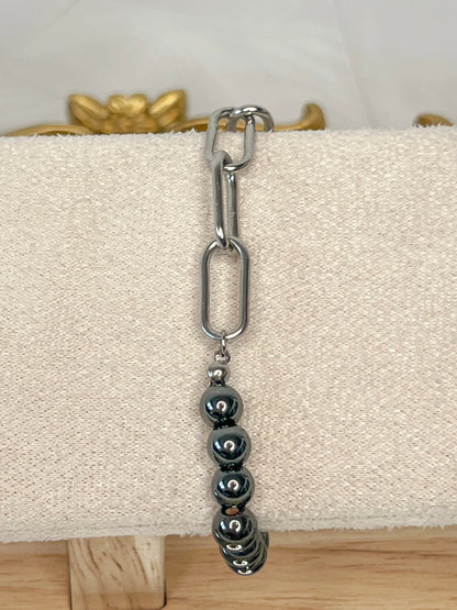 Bracelet Vaelia - Hématite