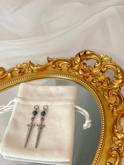 Boucles d’oreilles Kaelia - Hématite