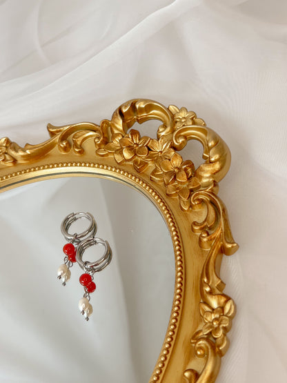 Boucles d’oreilles Aurora - Cornaline