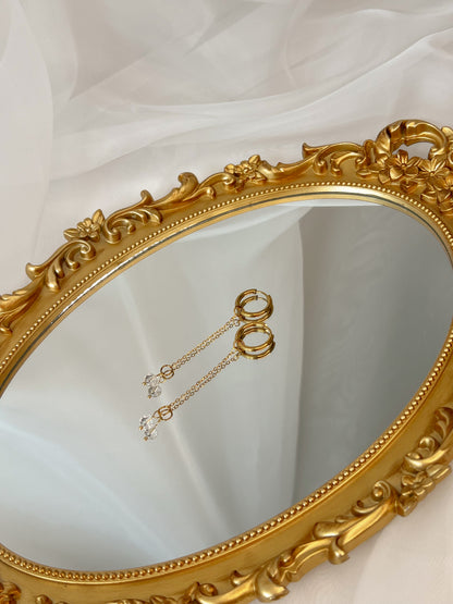 Boucles d’oreilles Avalone - Cristal de roche