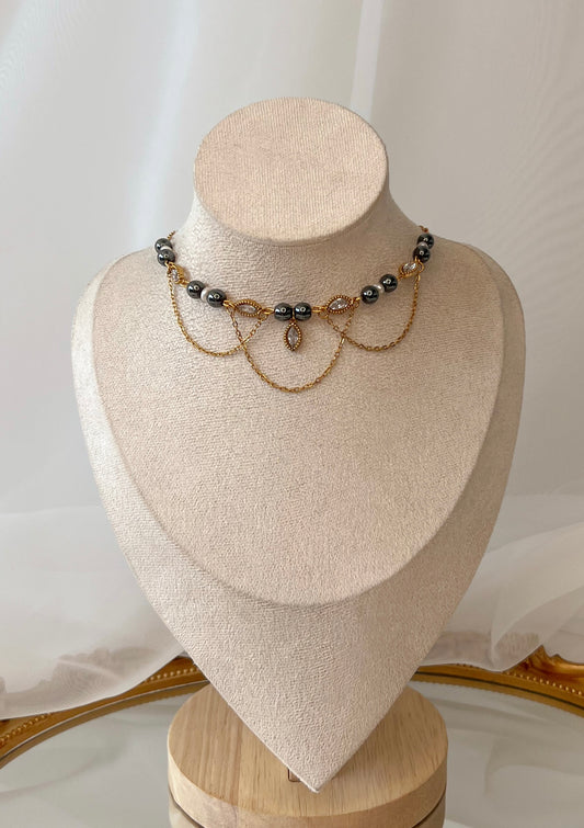 Collier Unique Feyre - Hématite