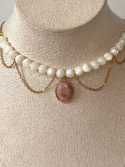 Collier Daphné - Nacre