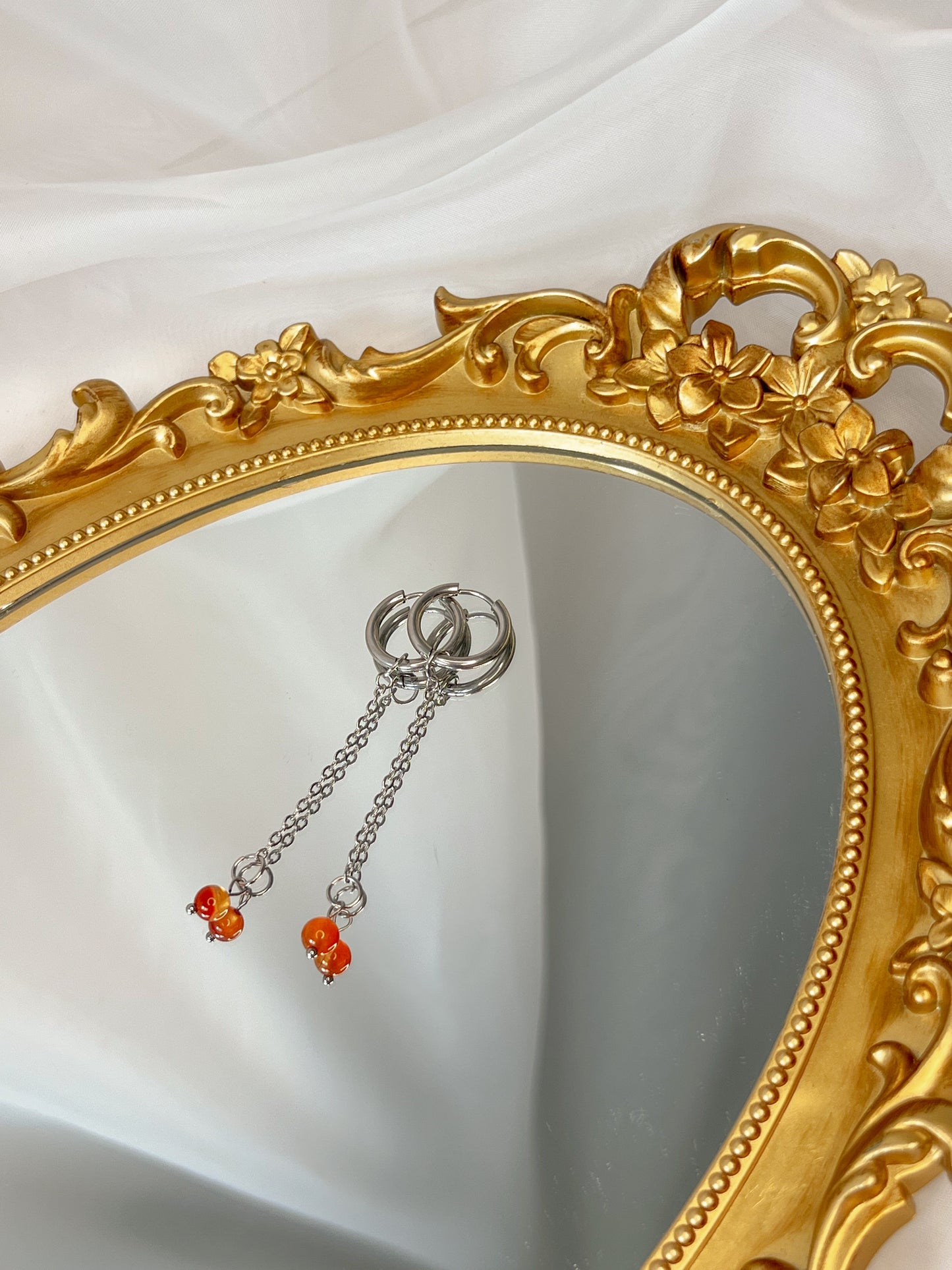 Boucles d’oreilles Avalone - Cornaline