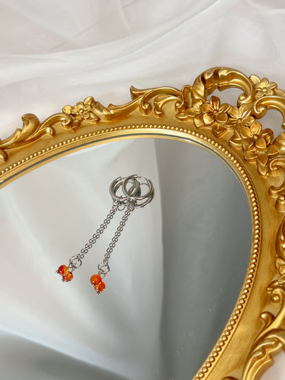 Boucles d’oreilles Avalone - Cornaline