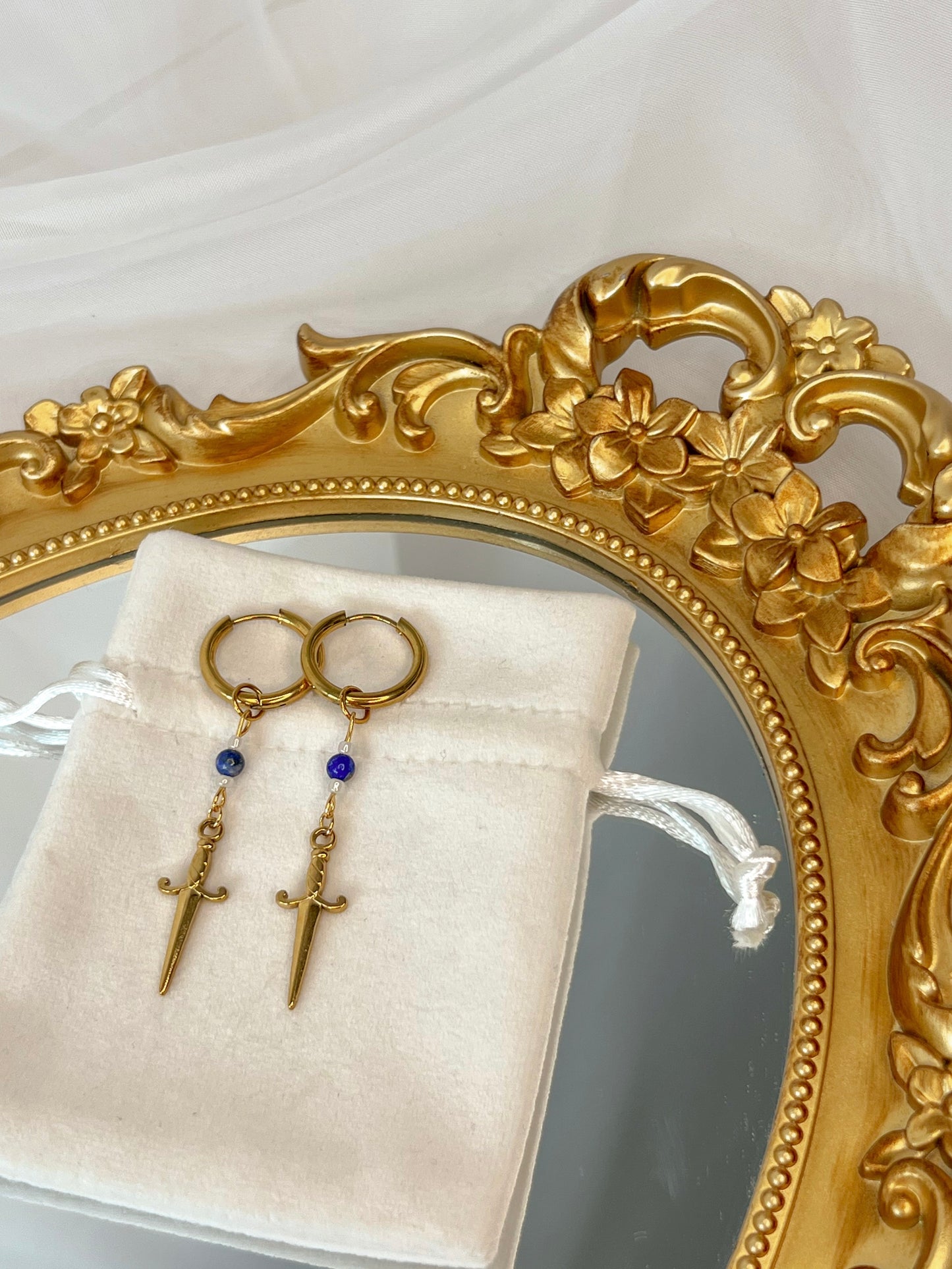 Boucles d’oreilles Ashra - Lapis lazuli