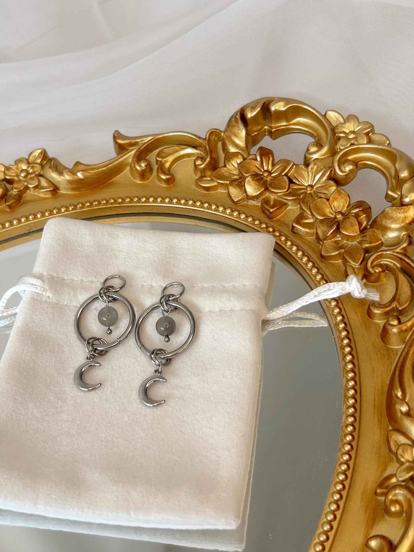 Boucles d’oreilles Astra - Labradorite