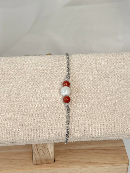 Bracelet Isara - Jaspe rouge