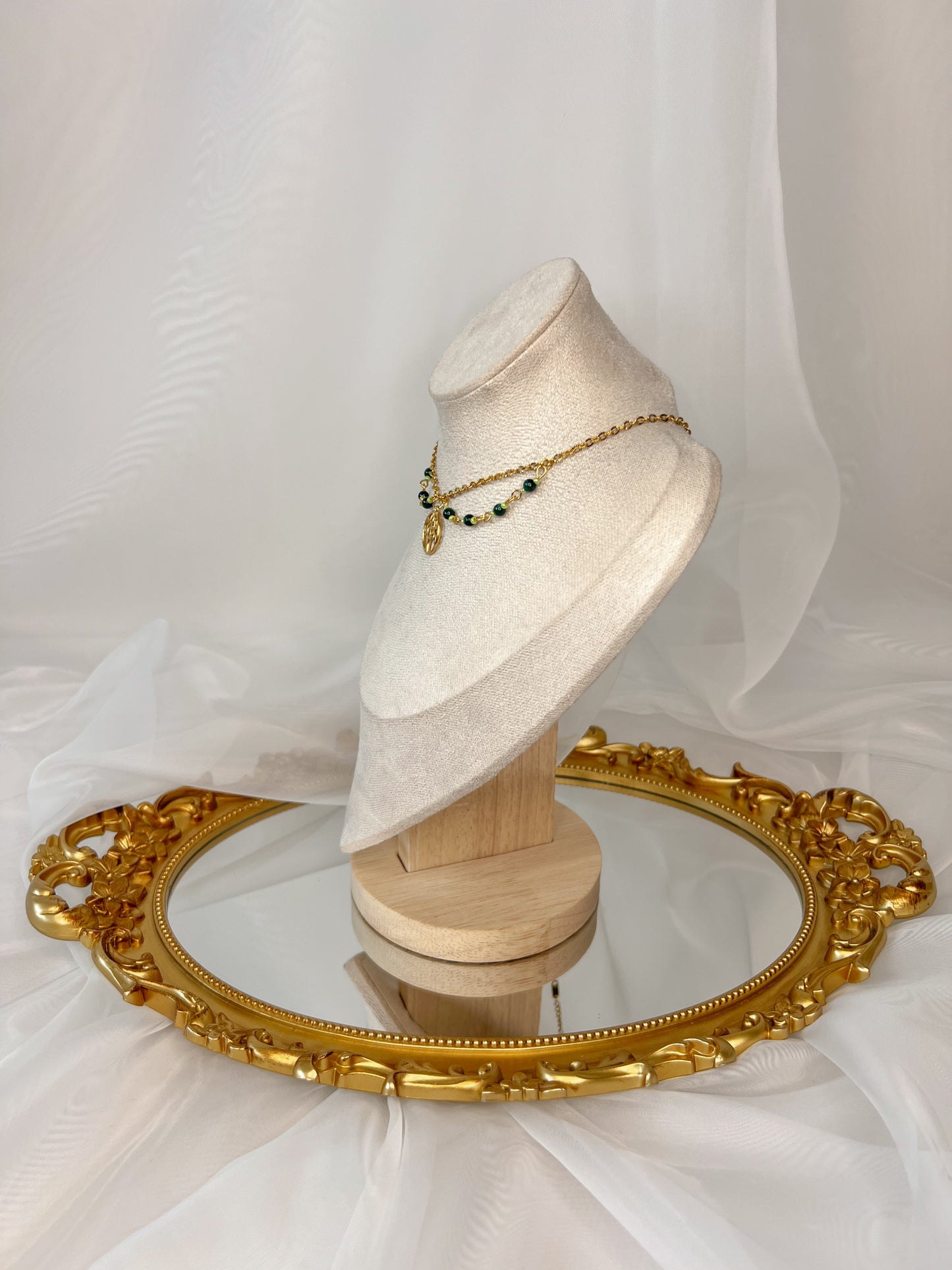 Collier Déméter - Malachite