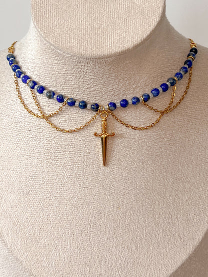 Collier Penellaphe - Lapis lazuli