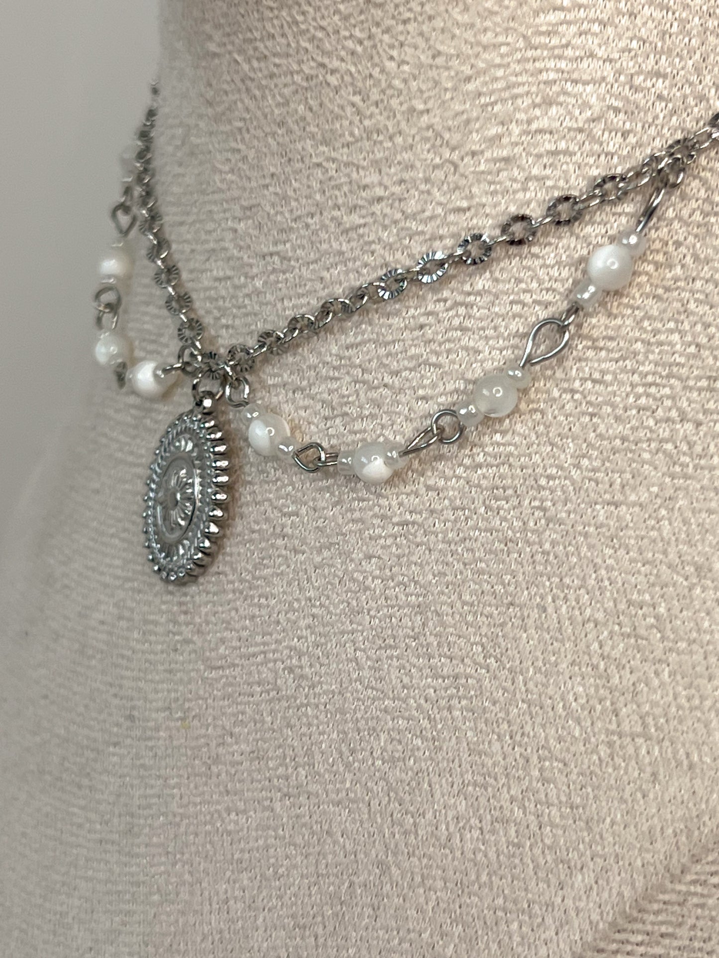 Collier Déméter - Nacre