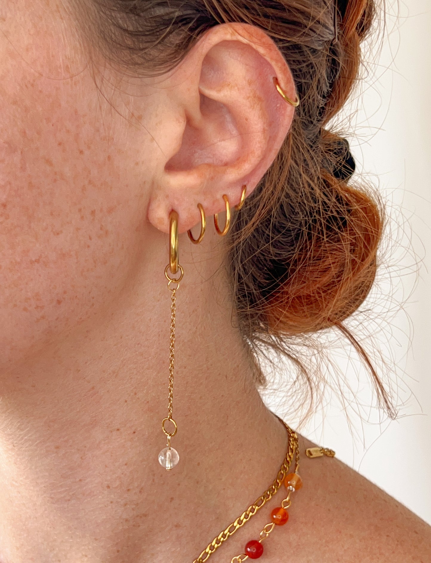 Boucles d’oreilles Avalone - Cristal de roche