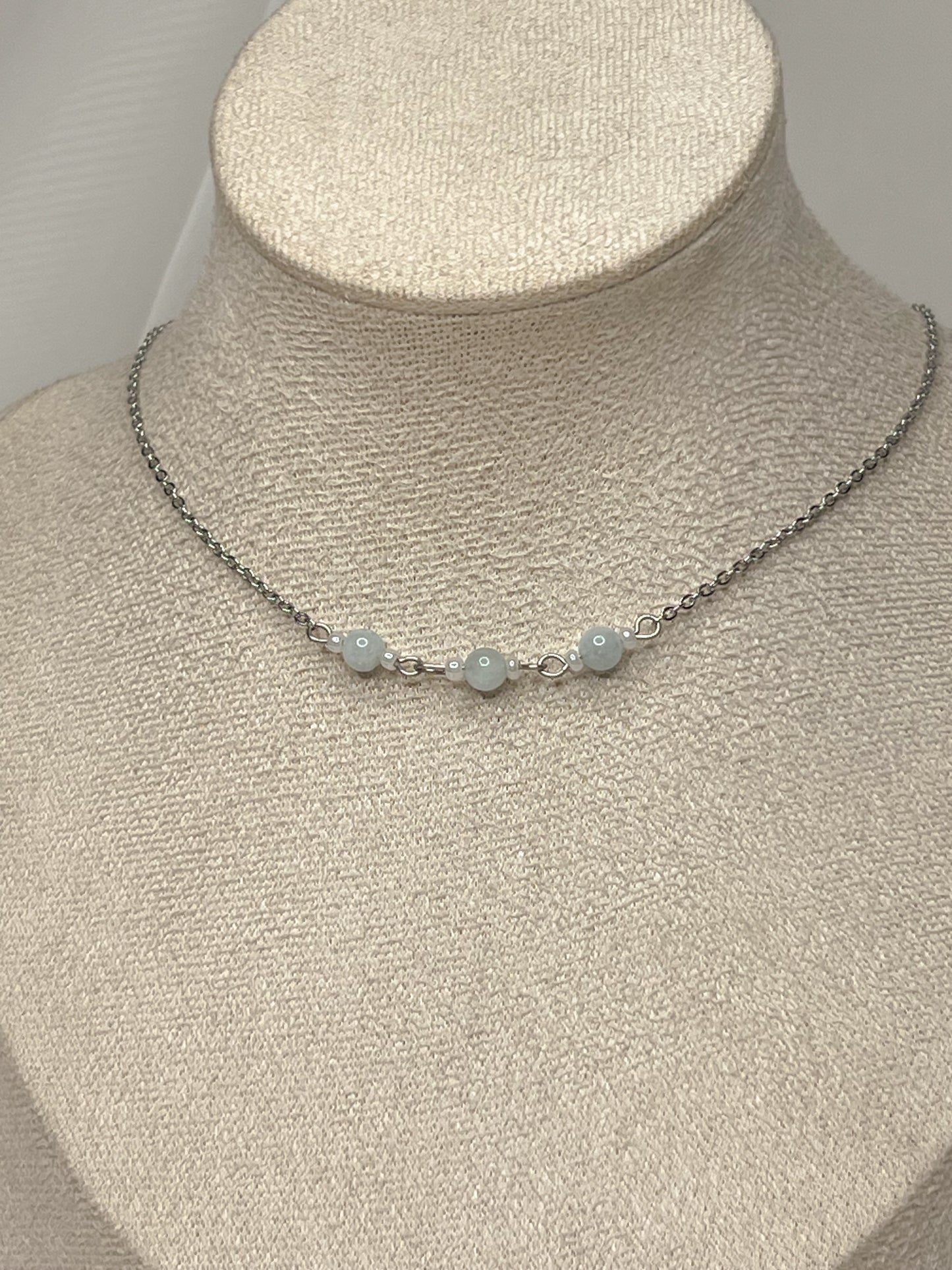 Collier Lya - Aigue Marine