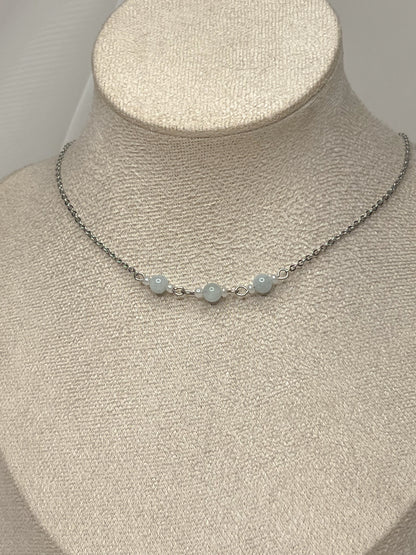 Collier Lya - Aigue Marine