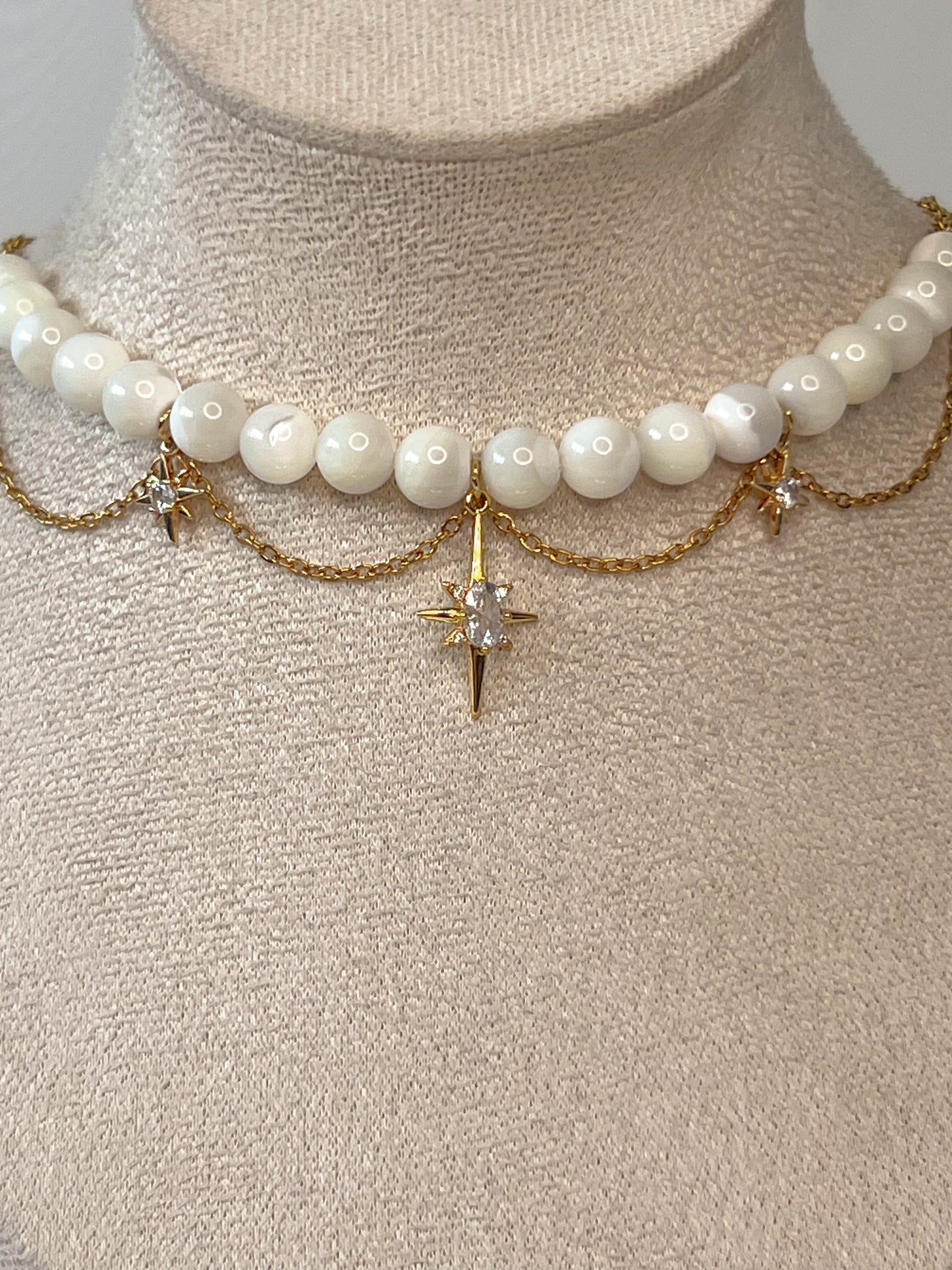 Collier Unique Astéria - Nacre