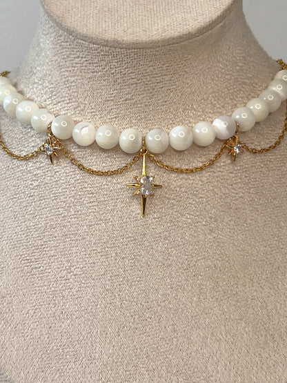 Collier Unique Astéria - Nacre