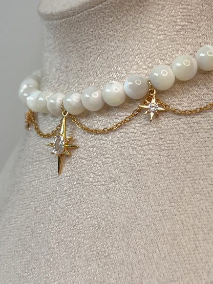 Collier Unique Astéria - Nacre