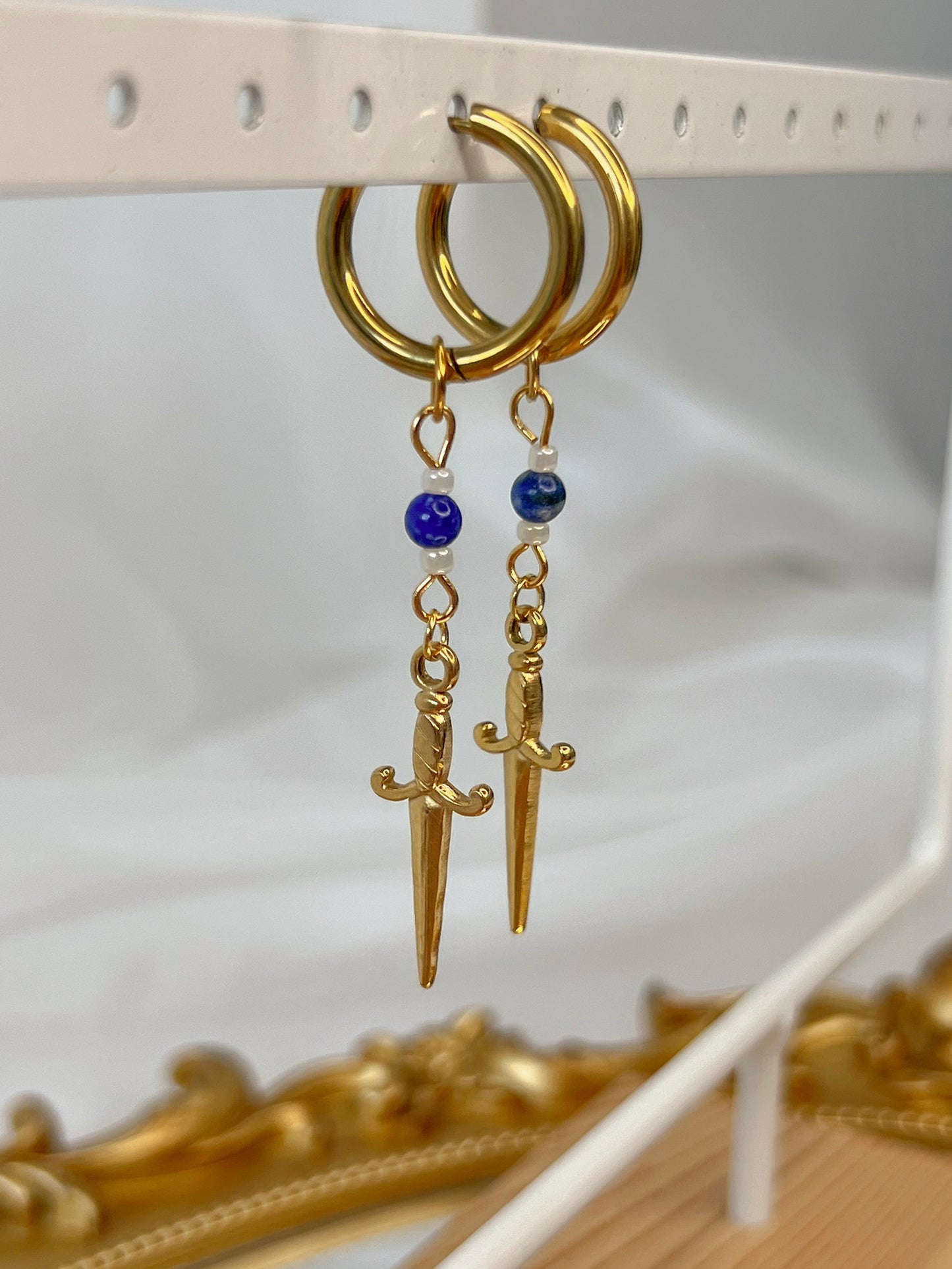 Boucles d’oreilles Ashra - Lapis lazuli