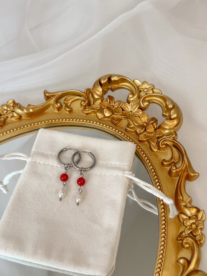 Boucles d’oreilles Aurora - Cornaline