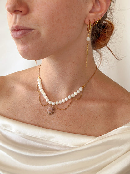 Boucles d’oreilles Kaelia - Nacre