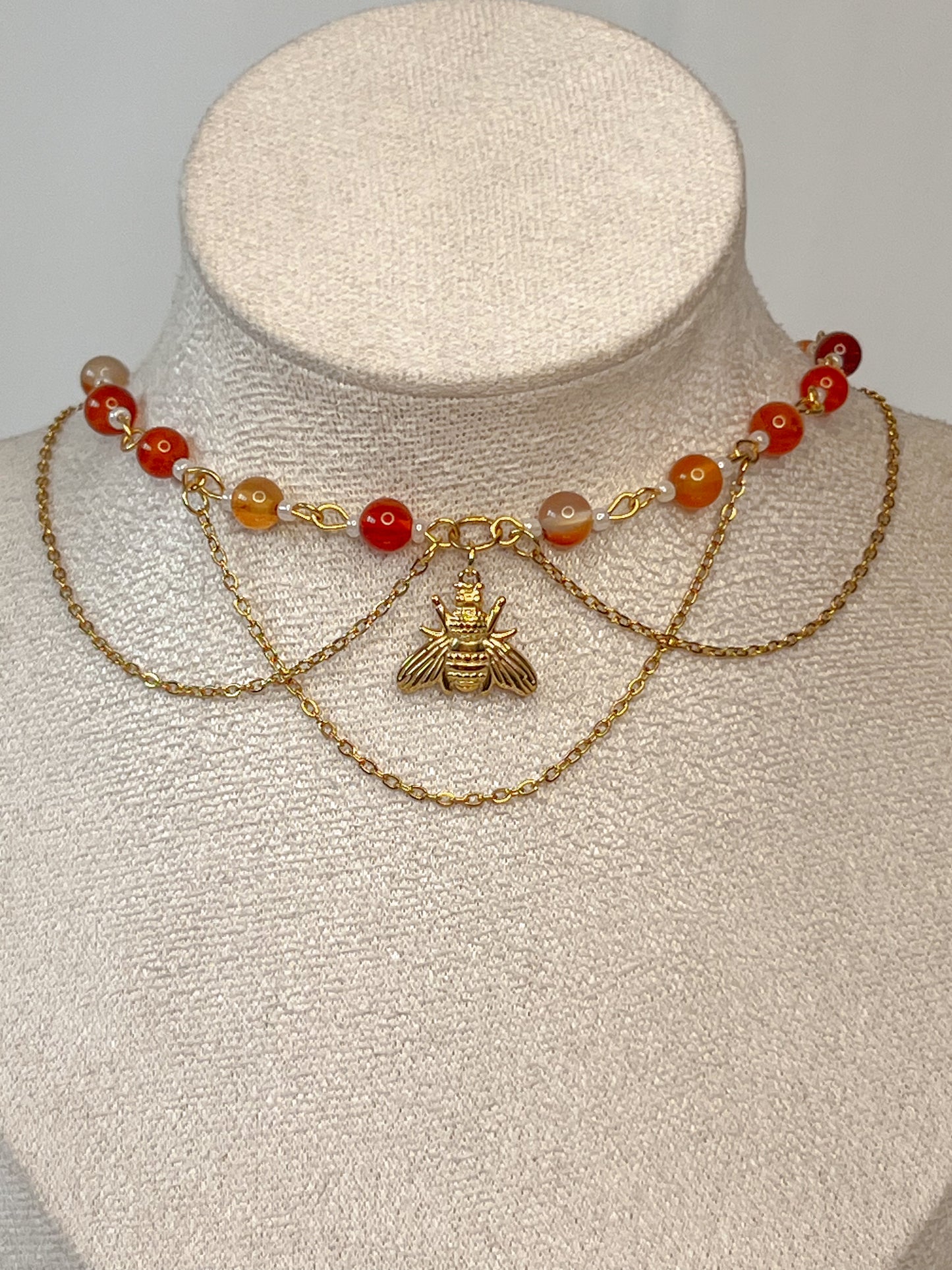 Collier Oralia - Cornaline