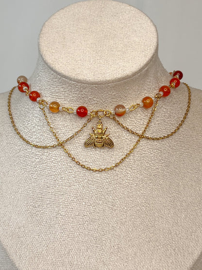 Collier Oralia - Cornaline