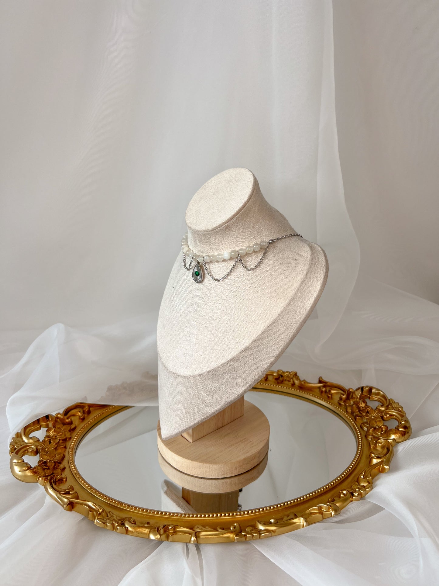 Collier Daphné - Pierre de lune