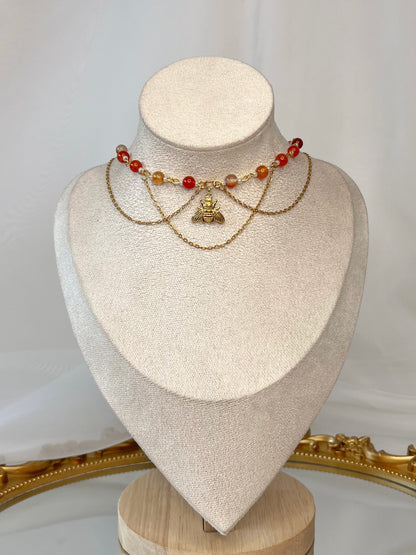 Collier Oralia - Cornaline