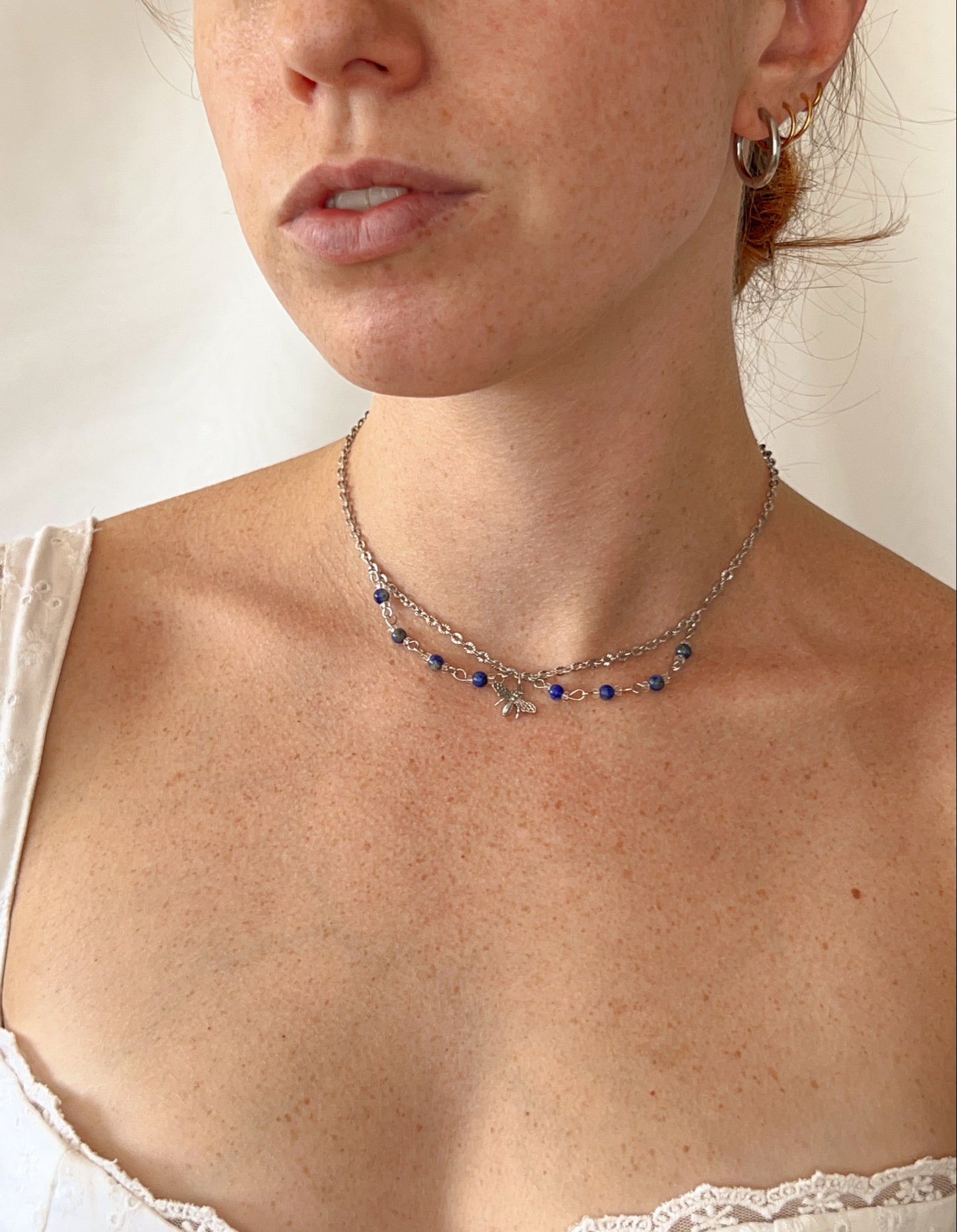 Collier Déméter - Lapis lazuli