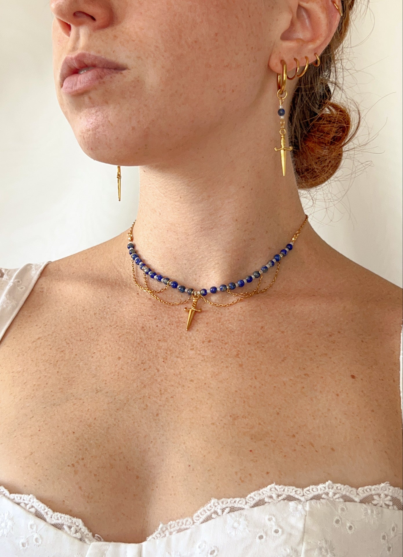 Collier Penellaphe - Lapis lazuli