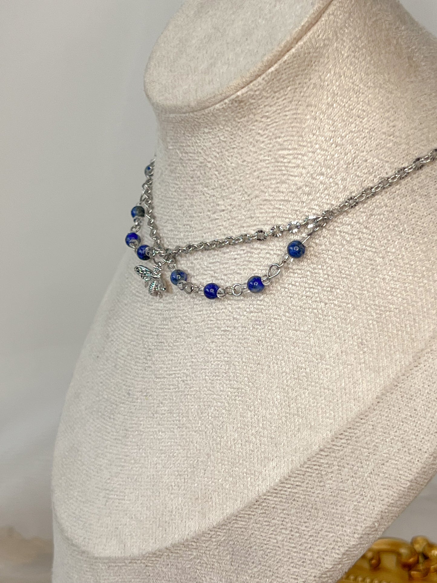 Collier Déméter - Lapis lazuli