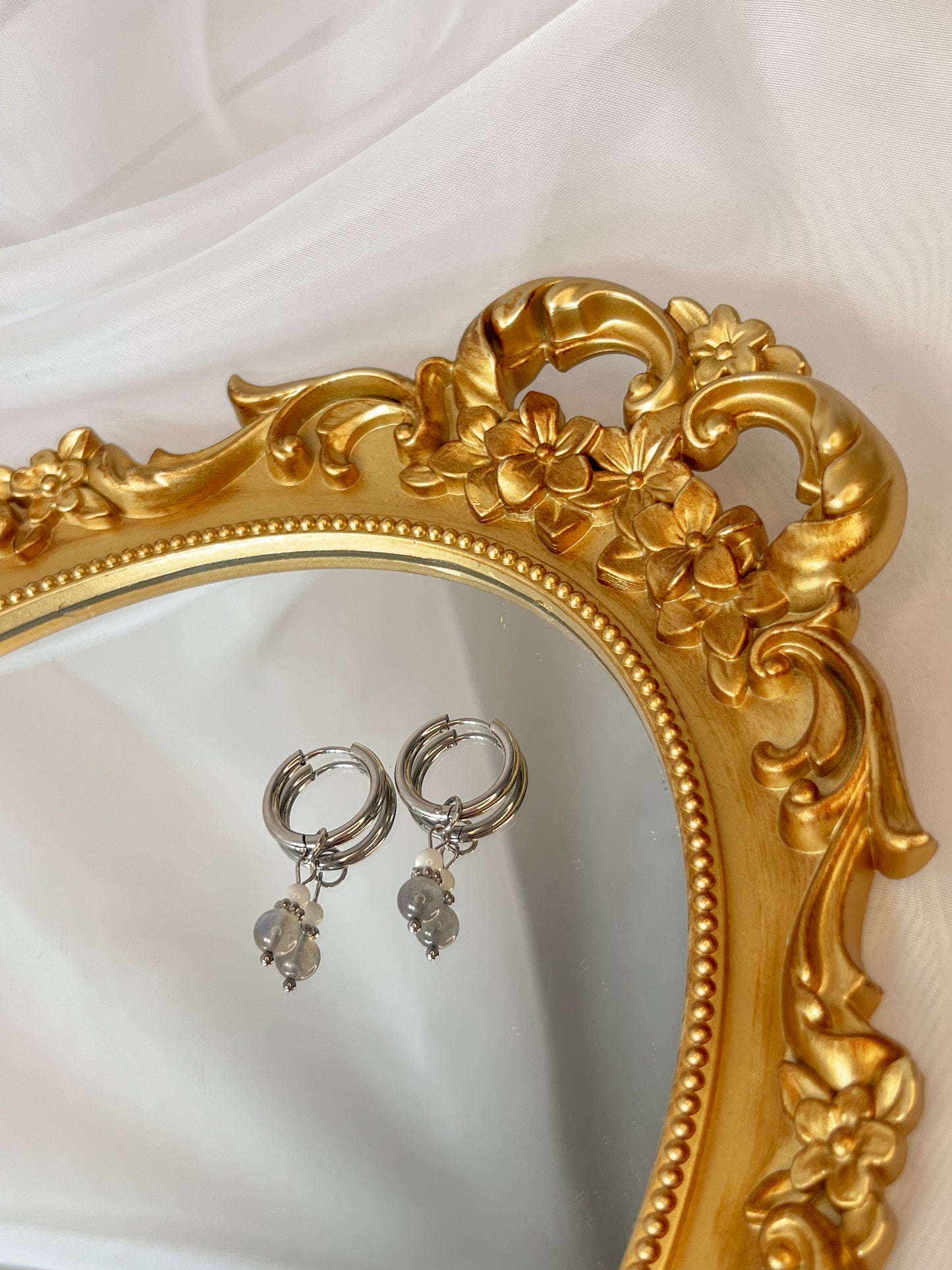 Boucles d’oreilles Selia - Labradorite