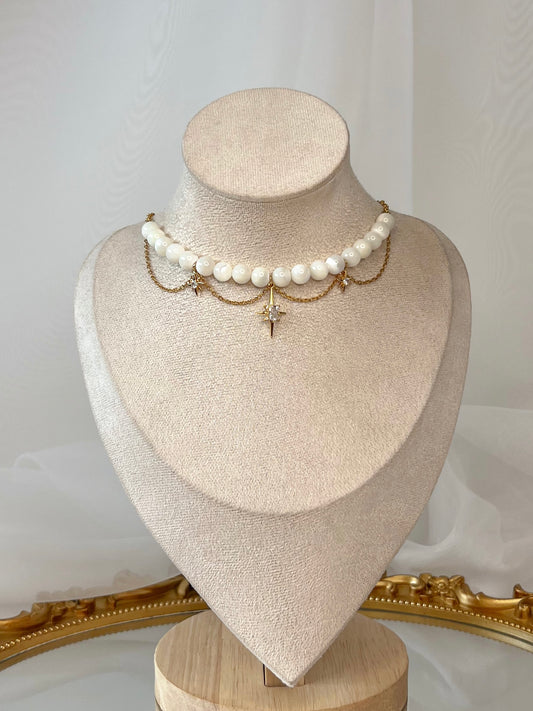 Collier Unique Astéria - Nacre