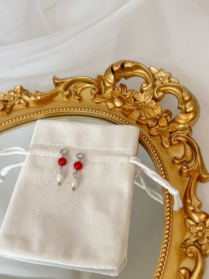 Boucles d’oreilles Aurora - Cornaline