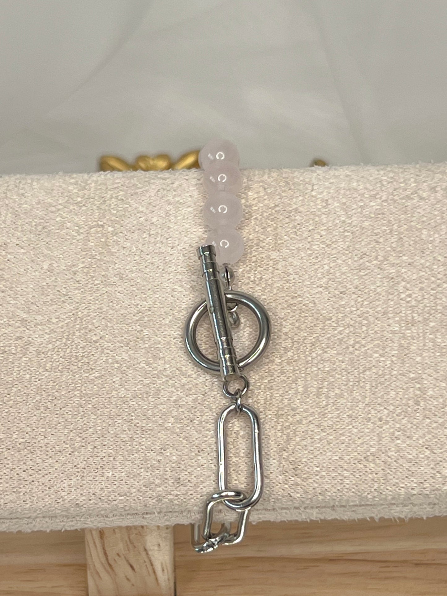 Bracelet Vaelia - Quartz rose