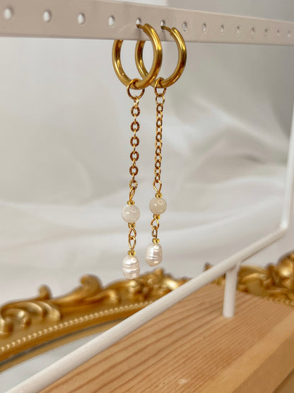 Boucles d’oreilles Melyra - Pierre de lune