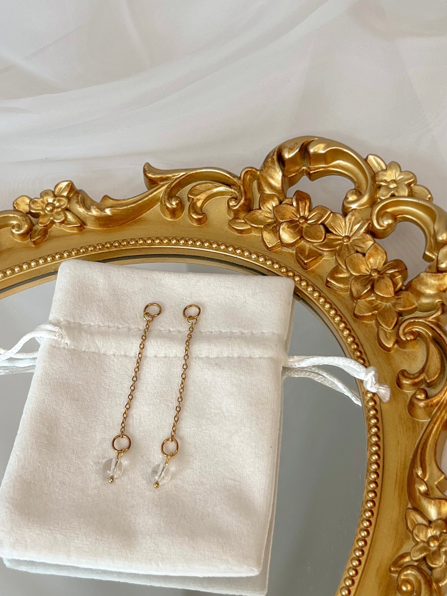 Boucles d’oreilles Avalone - Cristal de roche