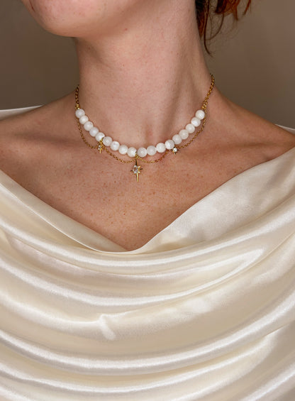 Collier Unique Astéria - Nacre
