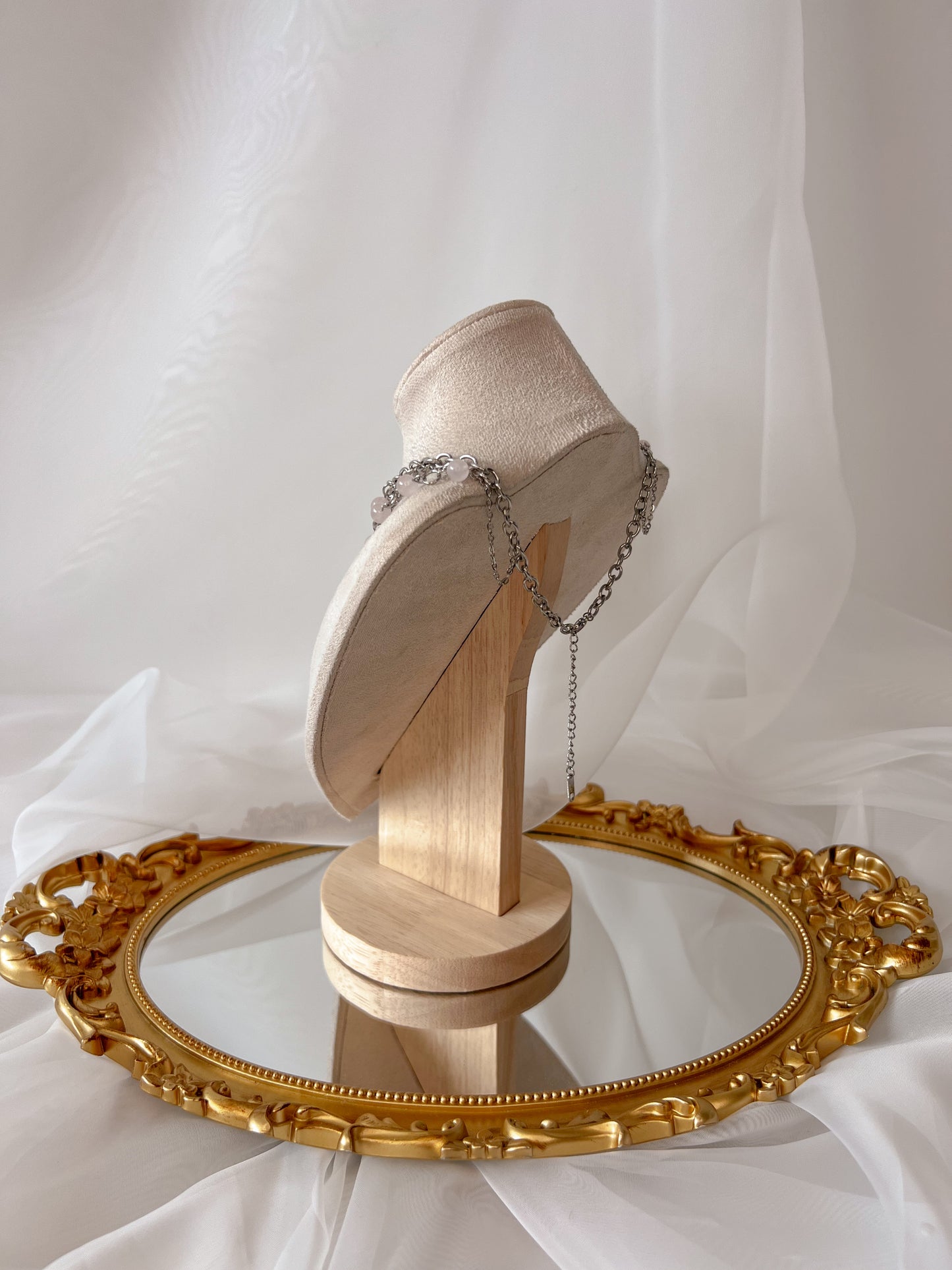 Collier Impérial - Quartz rose