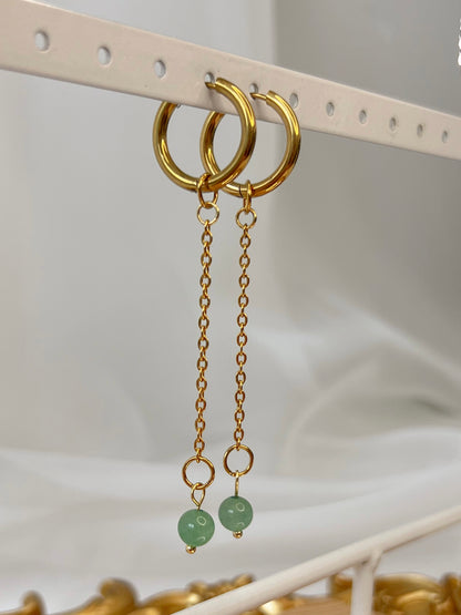 Boucles d’oreilles Avalone - Aventurine