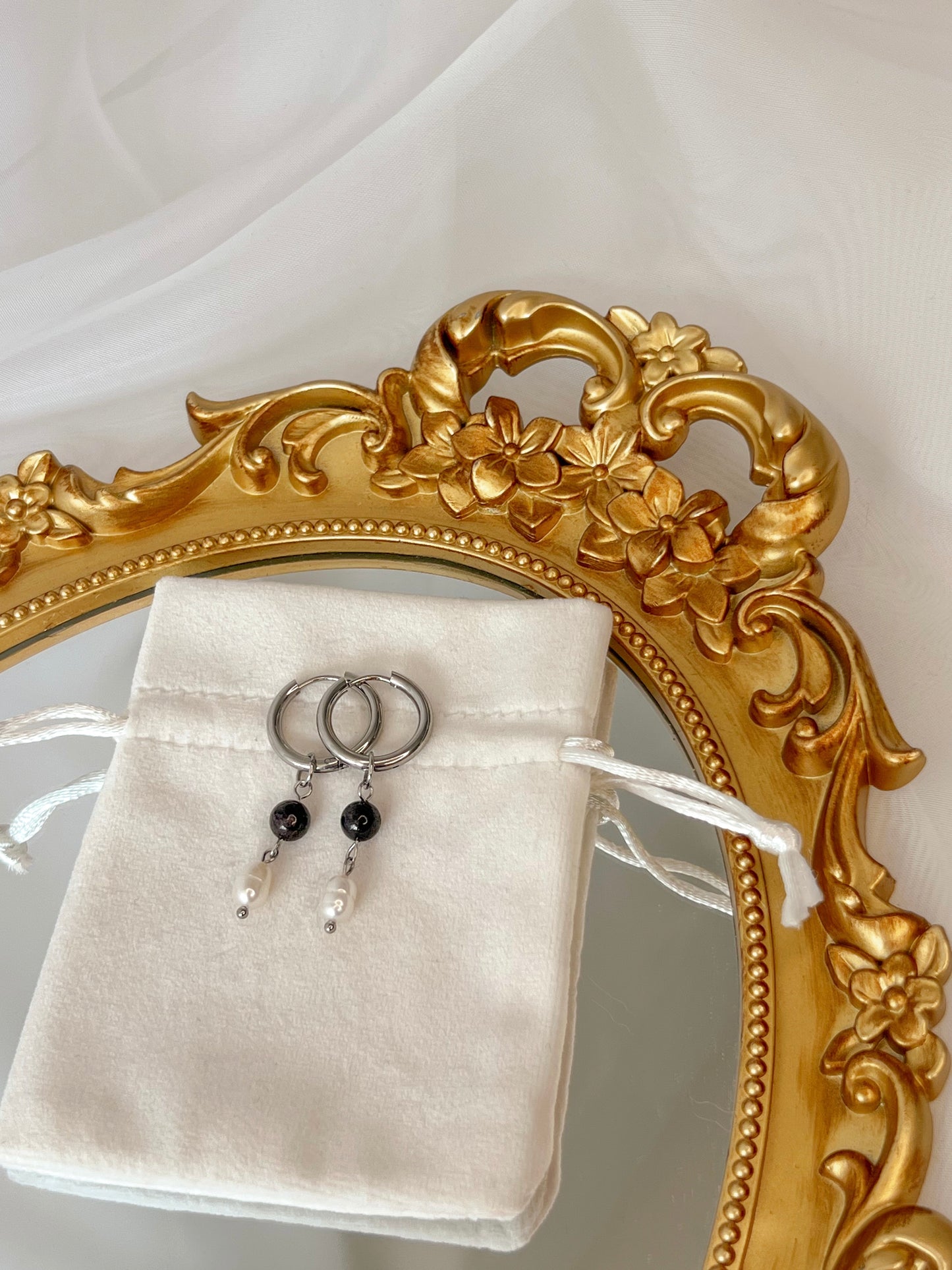 Boucles d’oreilles Aurora - Grenat almandin