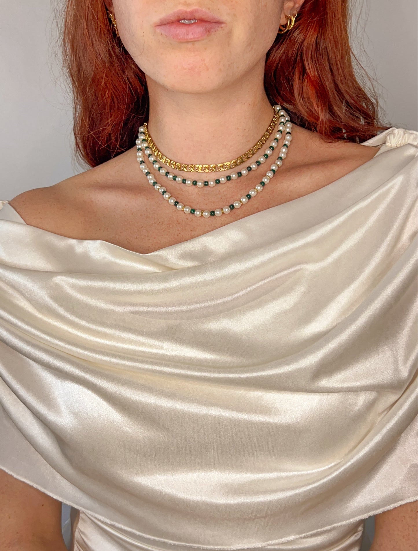 Collier Unique Sissi - Malachite