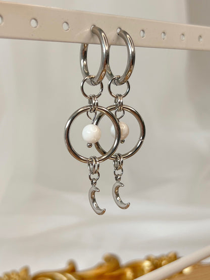 Boucles d’oreilles Astra - Howlite