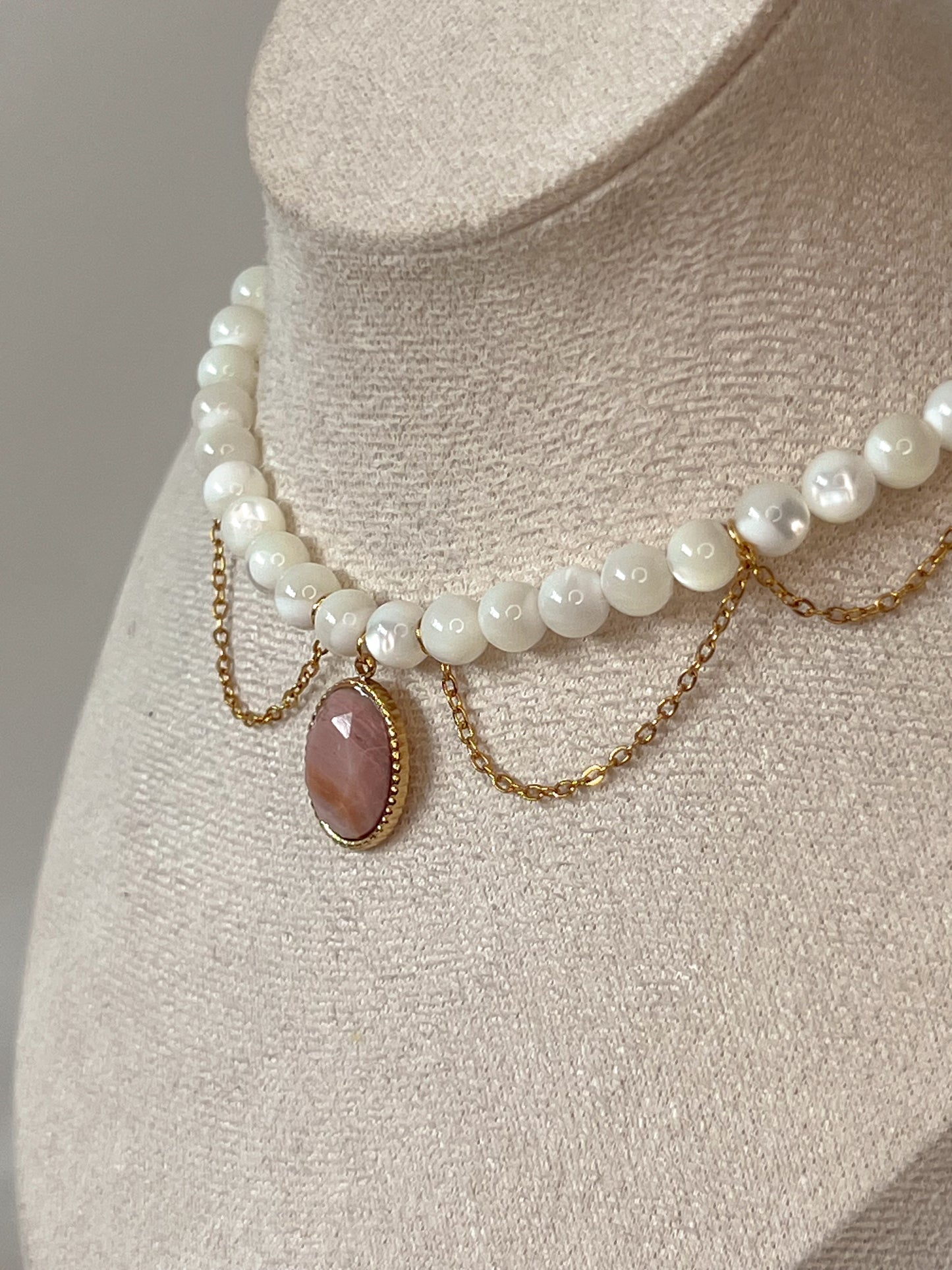 Collier Daphné - Nacre