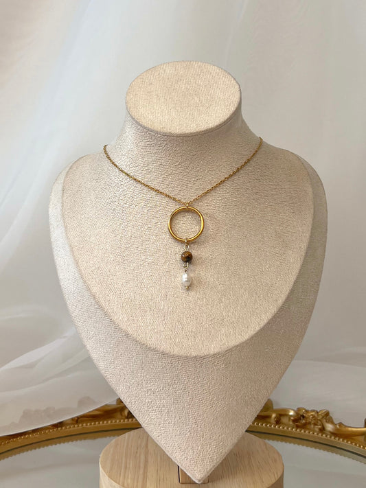 Collier Elfea - Oeil de Tigre